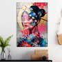 Wallity UV-726 Cuadro Decorativo de Vidrio Templado Multicolor 70 x 100 cm